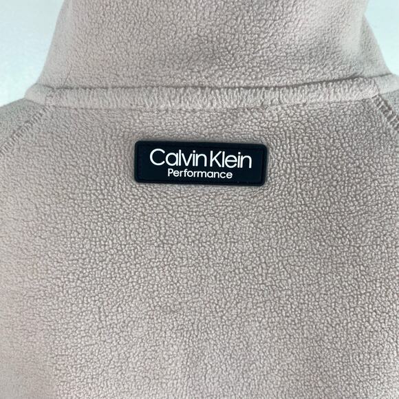 Calvin Klein Asymmetrical Sweatshirt Performance 1/4 Zip Pullover Womens Small - Picture 8 of 14